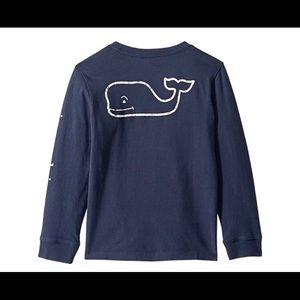 Boys vineyard vines blue long sleeve